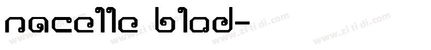 nacelle blod字体转换